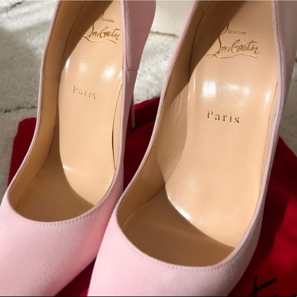 light pink christian louboutin